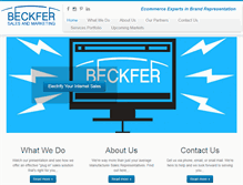 Tablet Screenshot of beckfer.com